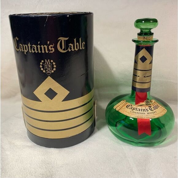 5 VINTAGE EMPTY ALCOHOL bar BOTTLES LOT whisky - Picture 3 of 7